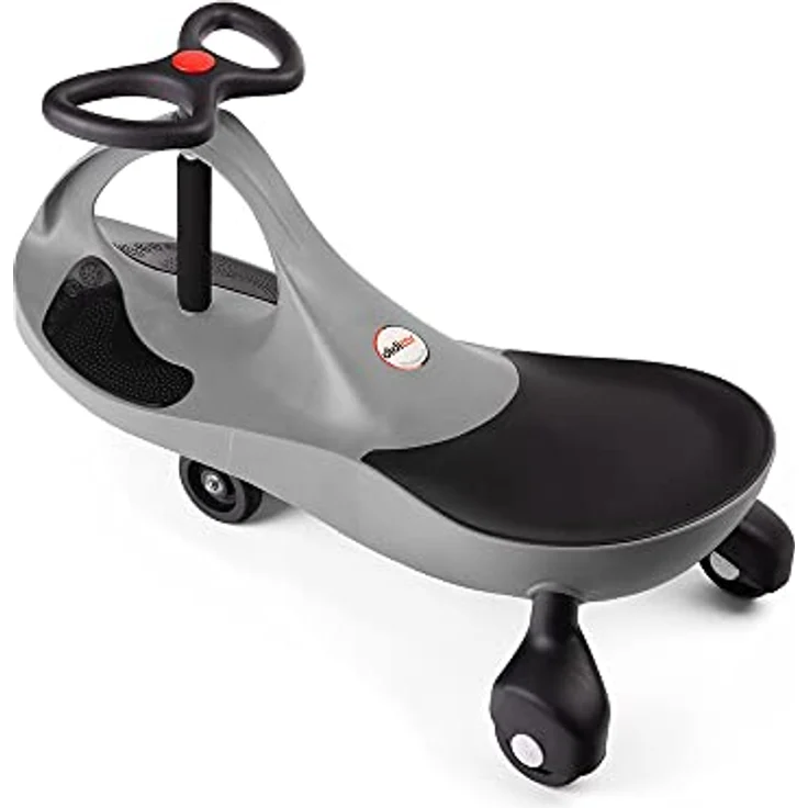 Bigjigs Loooauto Didicar, selbstbetriebenes Kinderfahrzeug, grau, bis 120 kg belastbar – Bild 4