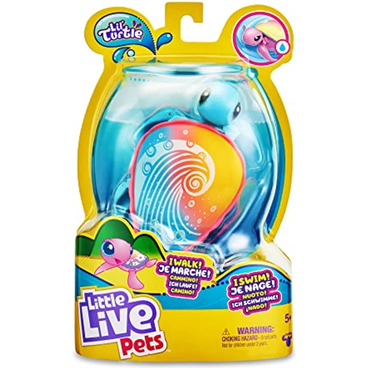 Little Live Pets - Molonas Ripswirl, interaktives Haustier, das im Wasser schwimmt und Sich wie EIN echtes Tier auf der Erde bewegt, Spielzeug für Jungen und Mädchen ab 5 Jahren, berühmt (LPU08100) – Bild 2