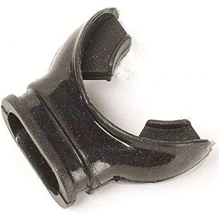SALVIMAR Unisex-Adult Mouthpiece-Schnorchel, Schwarz
