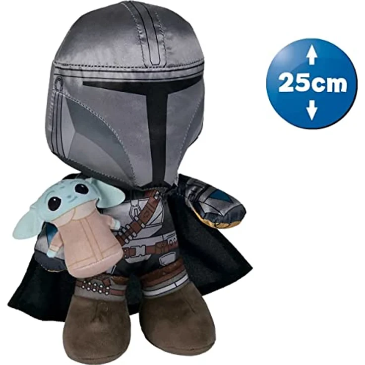 Simba Disney The Mandalorian Mando + Grogu Soft Toy (25 cm) – Bild 3