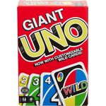 Mattel Games UNO: Classic Giant UNO, Tischspiel mit extra großen Karten