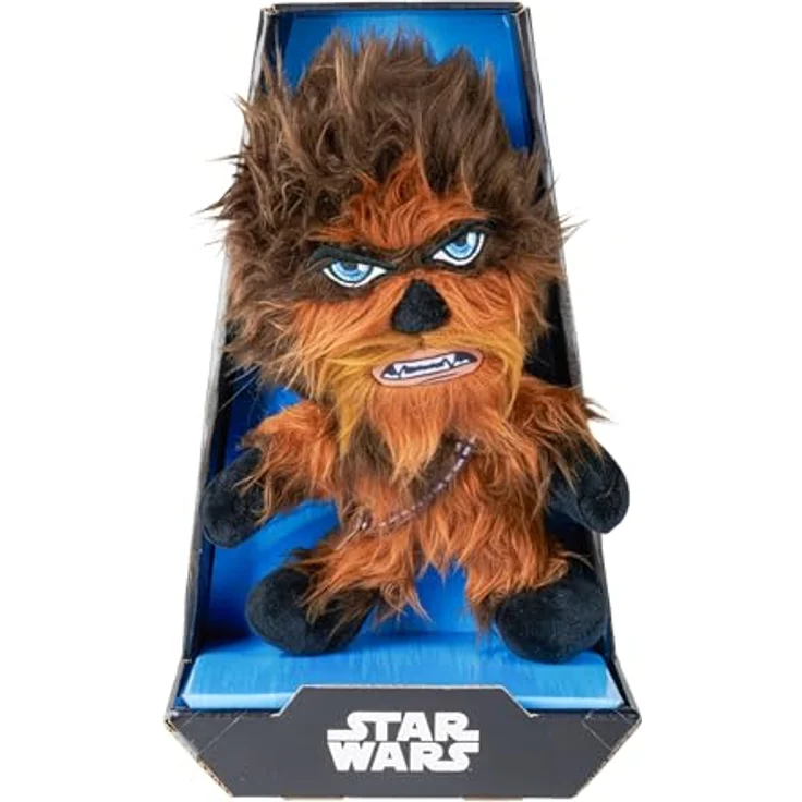 Simba Disney Star Wars Chewbacca Plüschfigur 25 cm, detailgetreues Kuscheltier aus weichem Stoff für Sammler und Spielspaß – Bild 4