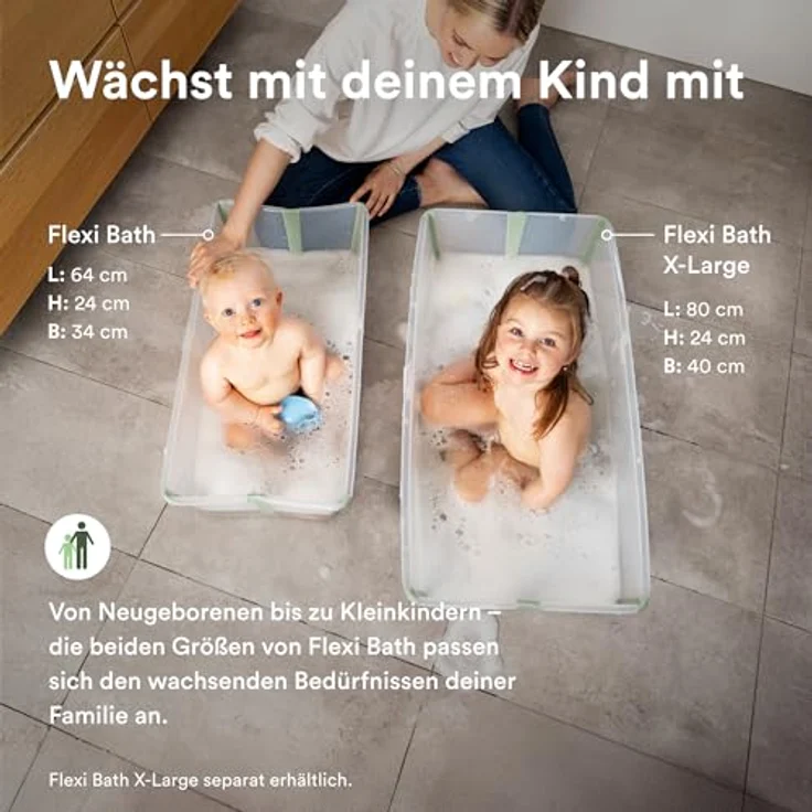 Stokke® Flexi Bath® Transparent Green Grün – Bild 5