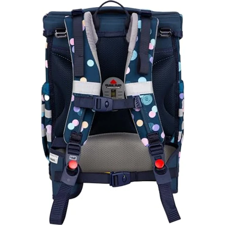 McNeill Schulranzen-Set COMPACTO, 5tlg. - Kollektion 2024 (POLLY), ergonomisch, verstellbare Gurte, Hauptfach 27 x 38 x 17 cm – Bild 5