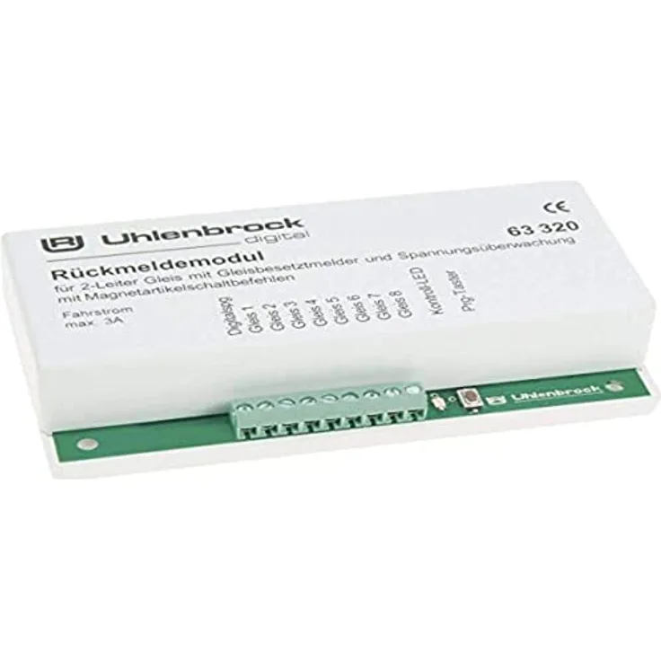 Uhlenbrock 63320 Rueckmeldemodul fuer 2-Leiter Gleis