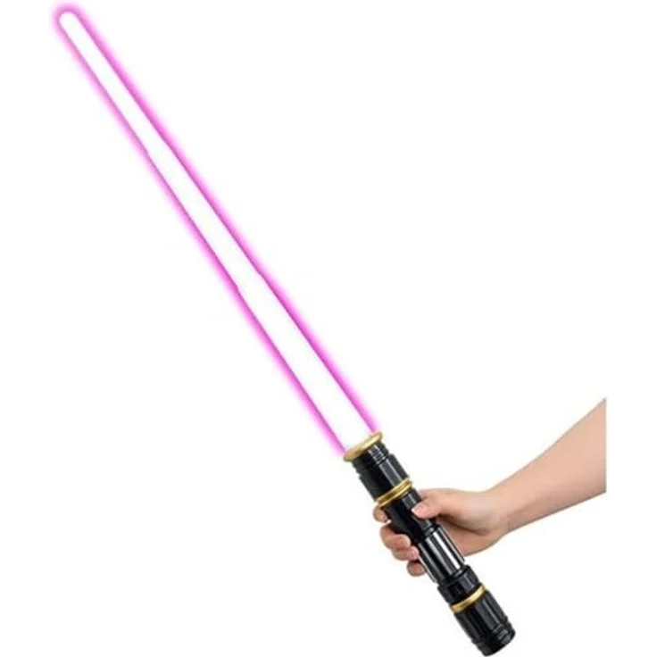 Toi-Toys Lichtschwert Licht & Sound 80cm Schwert Ninja Laserschwert, Farbwechsel (Rot, Lila, Blau) – Bild 2