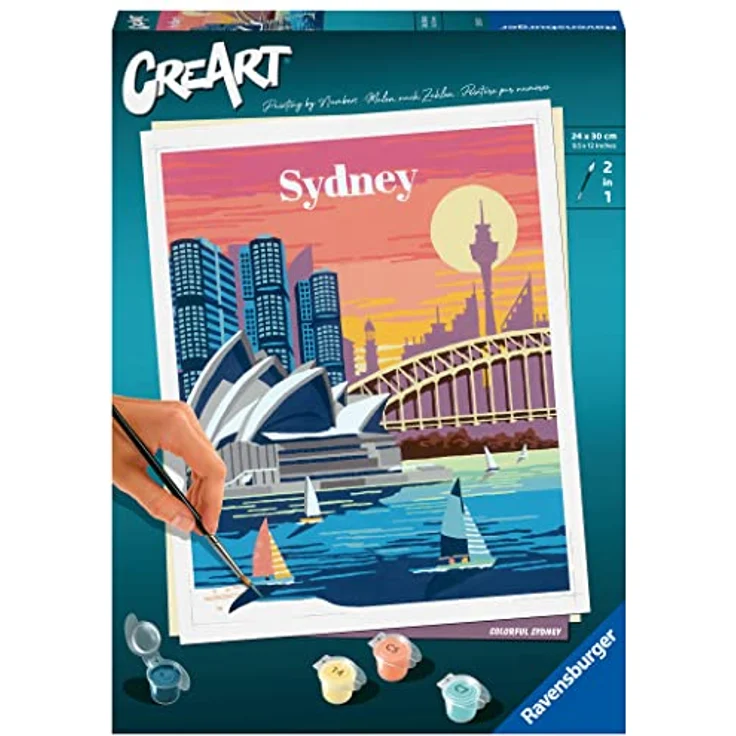 Ravensburger CreArt - Malen nach Zahlen 23526 - Colorful Sydney - ab 12 Jahren – Bild 1