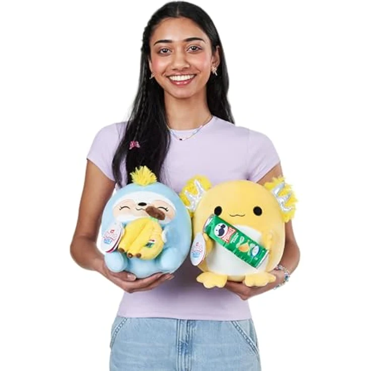 ZURU Snackles Serie 2 20 cm Snackle (Megan), kuschelig-weiches Plüschspielzeug mit lizenziertem Snackmarken-Accessoire – Bild 4