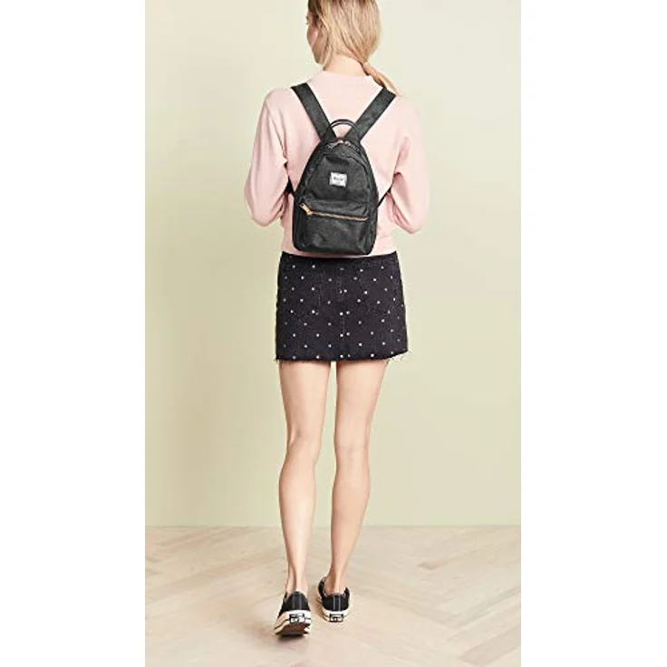 Herschel Nova Mini Backpack Black, Größe 9l - Rucksack, Farbe Schwarz – Bild 4