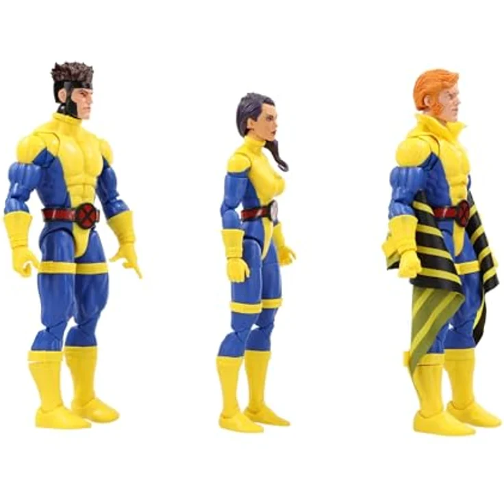 Hasbro Marvel Legends Series - X-Men 3er-Pack Actionfiguren (Gambit, Marvels Banshee & Psylocke) mit Premium Design, 15 cm, 13 Accessoires – Bild 4