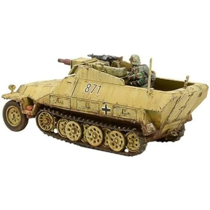 Warlord Games SD.KFZ 251/9 Ausf D (Stummel) Half-Track, Modellfahrzeug für den Zweiten Weltkrieg mit Bolzenaktion Mechanik – Bild 3