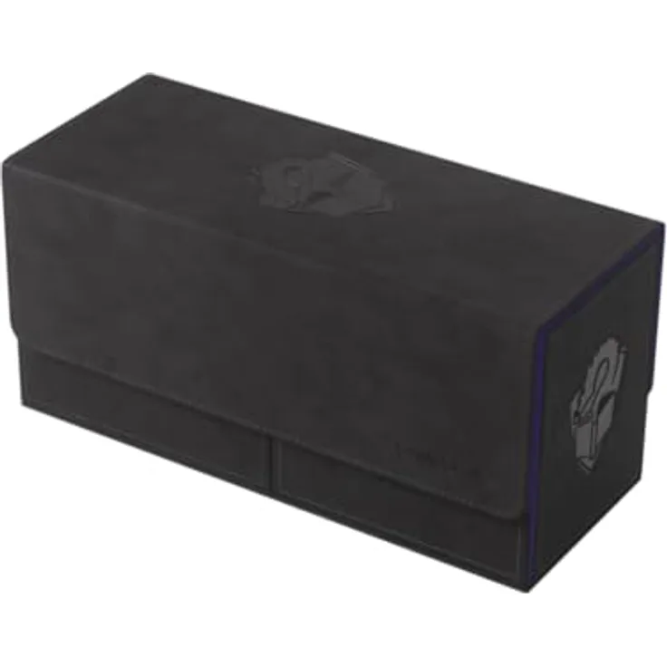 Gamegenic The Academic 133+ XL, Deckbox für Sammelkarten, schwarz/purpur, für über 133 Karten in Doppelhülle, vielseitig einsetzbar