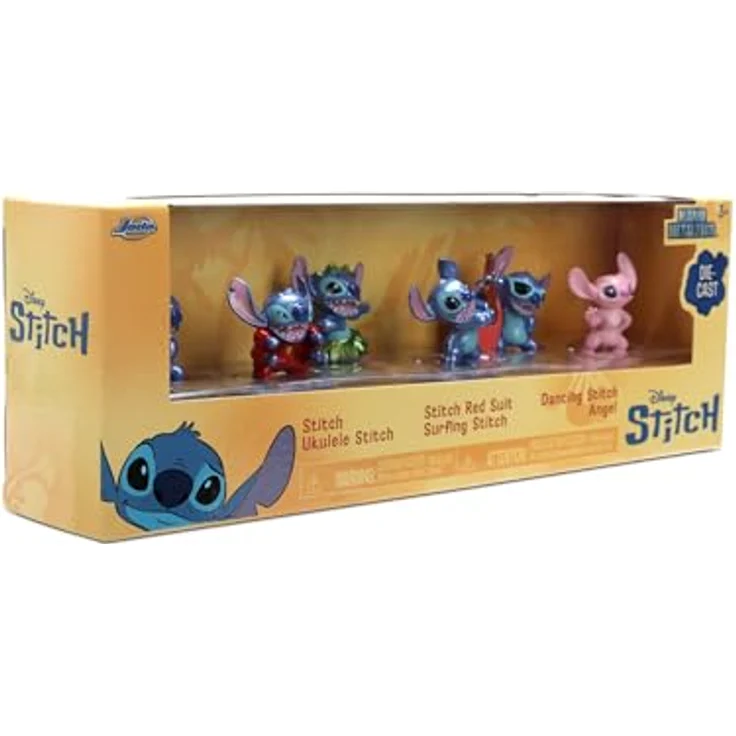 Jada Stitch Set, 6 mehrfarbige Metallfiguren, je 4 cm, für Sammler ab 8 Jahren – Bild 6