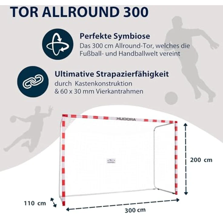Tor Allround 300 Maße: 300 x 200 x 110 cm – Bild 3