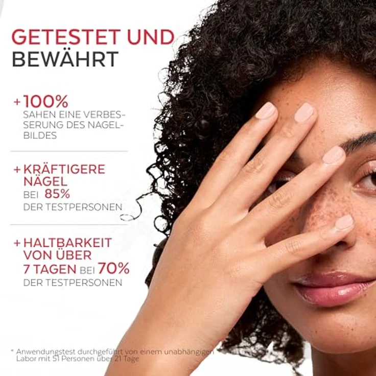 Poderm Vernis Color Care 903 Rose Poudrée, 8 ml Nagellack mit Teebaumöl zur Nagelpflege und Korrektur von Gelb- und Beschädigungen – Bild 3