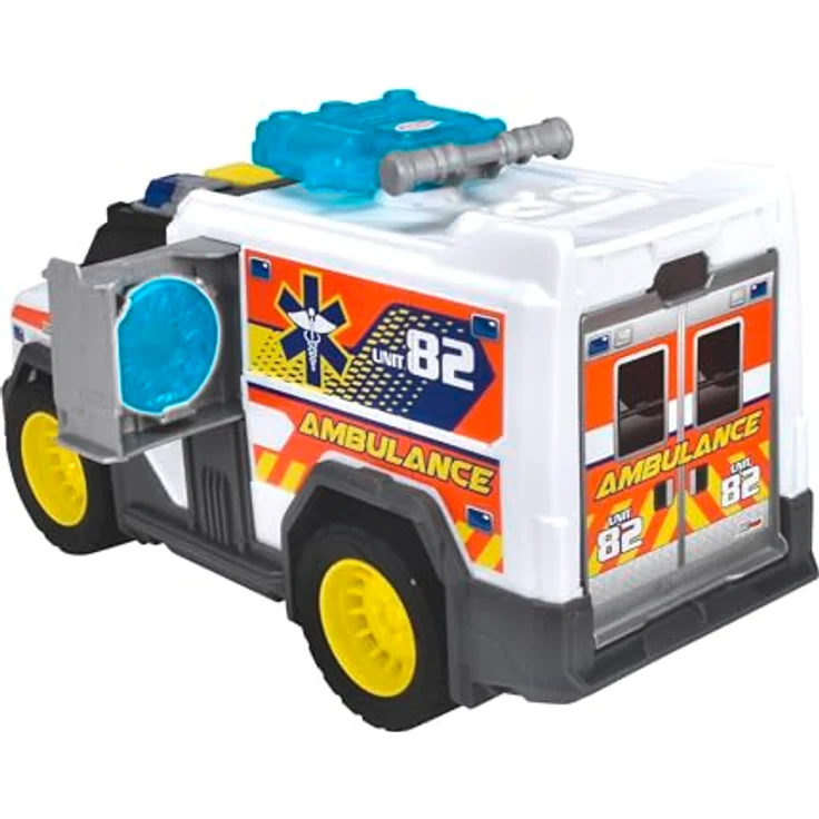 Dickie Toys - Medical Responder (30 cm) - Spielzeug-Rettungswagen mit Schussfunktion, Zubehör, Licht & Sound, inkl. Batterien – Bild 3
