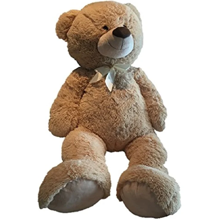 XXL Teddybär 1m Hellbraun Kuschelbär Kuscheltier Stofftier Bär Teddy – Bild 5
