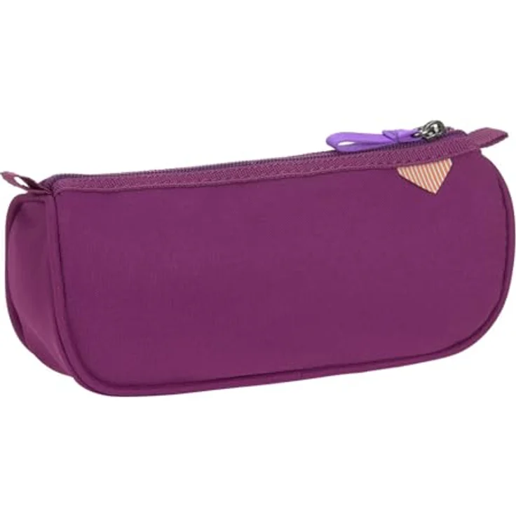LÄSSIG Soft Pencil Case Unique Lilac, geräumiges Schlampermäppchen mit Zipper, 21,5 x 10,5 x 6 cm – Bild 2