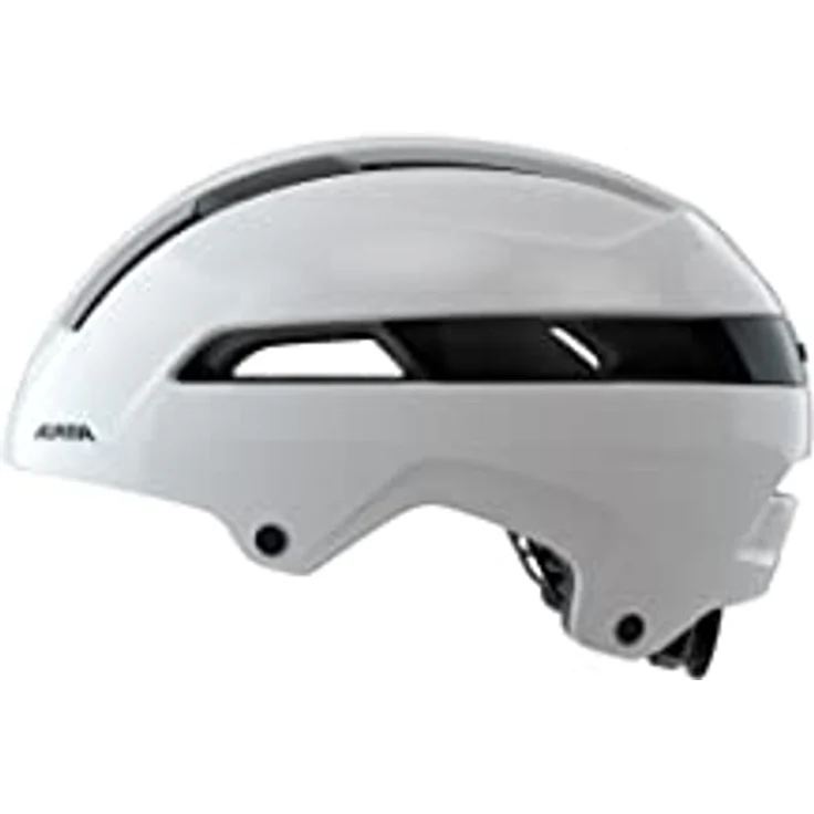 ALPINA SOHO - Extrem Robuster, Leichter & Individuell Anpassbarer Urban Fahrradhelm Für Erwachsene, white gloss, 51-56 cm – Bild 3