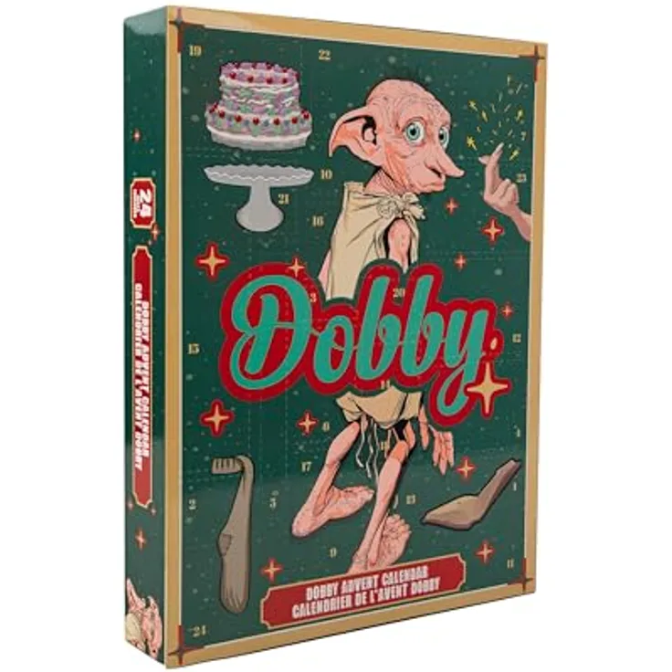 Cinereplicas Harry Potter - Dobby Adventskalender 2024 - Offizielle Lizenz, Magische Weihnachtsüberraschungen für Dobby-Fans in limitierter Auflage
