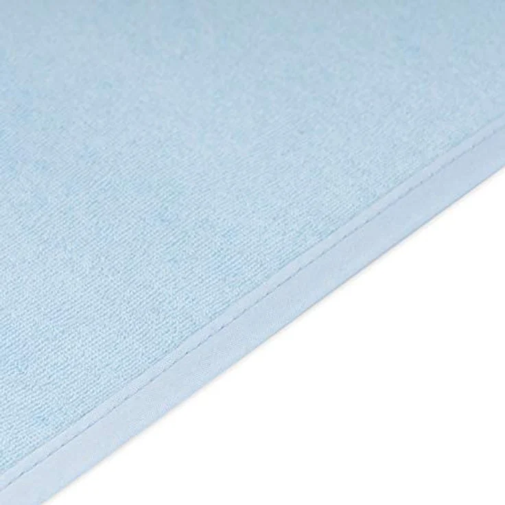 Sensalou Lätzchen Ess-Schürze für Erwachsene, wasserdicht und saugfähig, hellblau, 90x45 cm – Bild 6