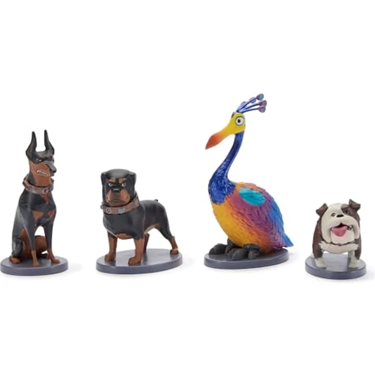 Disney Store Offizielles Oben (Pixar) Figurenset, 7 Spielzeuge mit Carl Fredricksen, Ellie, Russell, Kevin, Dug, Alpha, Beta und Gamma, 3-6 cm groß, ab 3 Jahren geeignet – Bild 4