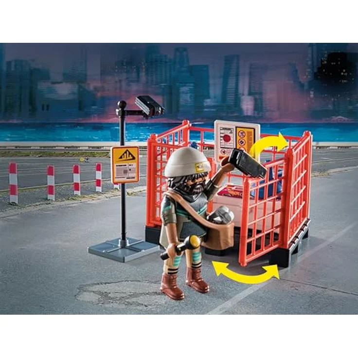 Playmobil® Konstruktions-Spielset Starter Pack, Polizei (71381), City Action, (46 St) – Bild 2