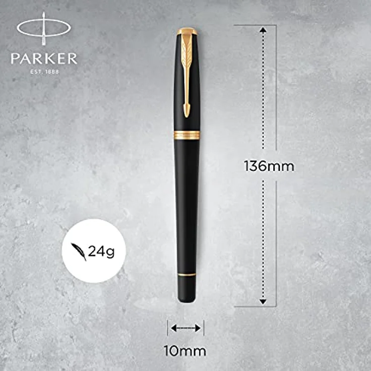Parker Pen Urban, Schreibstift mit geschwungenem Design, schwarz – Bild 3