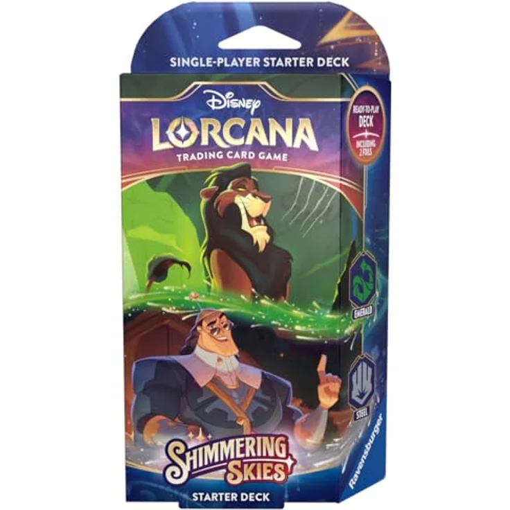 Ravensburger Disney Lorcana Trading Card Game: Set 5 - Starter Deck A (Englisch), vorgefertigtes Deck für Anfänger mit 60 Karten in zwei Tintenfarben gemischt – Bild 2