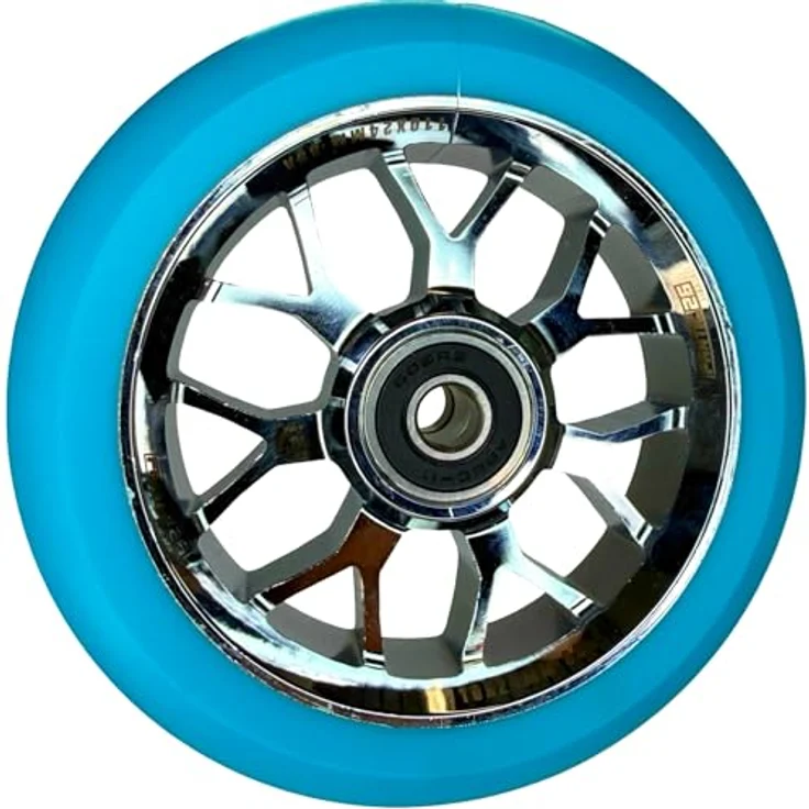 Fantic26 Spy7 Stuntscooter, 110mm Rolle mit ABEC-11 Kugellager, Aluminium 6061, Türkis – Bild 1