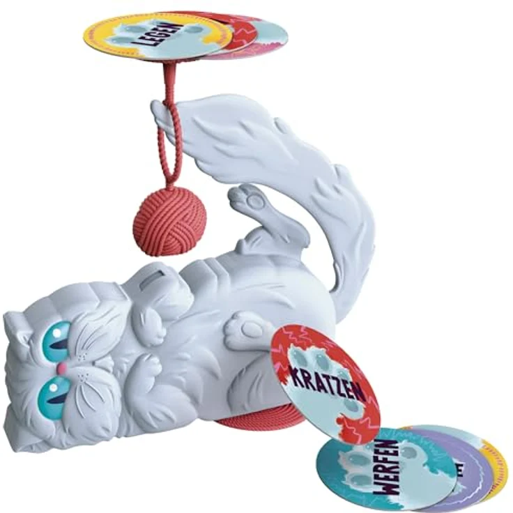 Hasbro Gaming Fliegende Pfoten, Katzen-Kartenspiel für 3-6 Spieler, ab 8 Jahren, 15 Min. Spielzeit, Deutsche Version – Bild 3