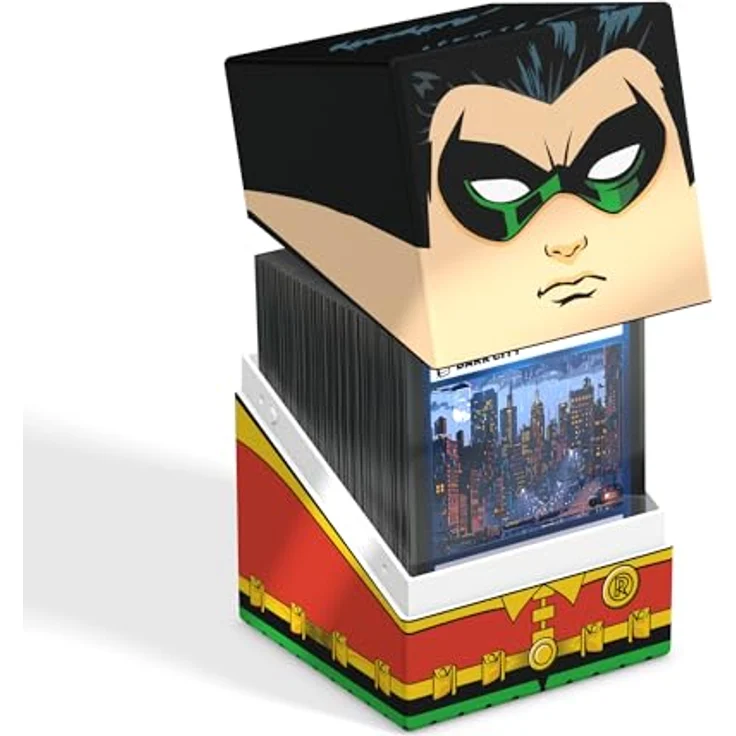 Ultimate Guard Squaroes - Squaroe Batman: Gotham City GC002 - Robin, Deck-Box für bis zu 100 Spielkarten – Bild 5