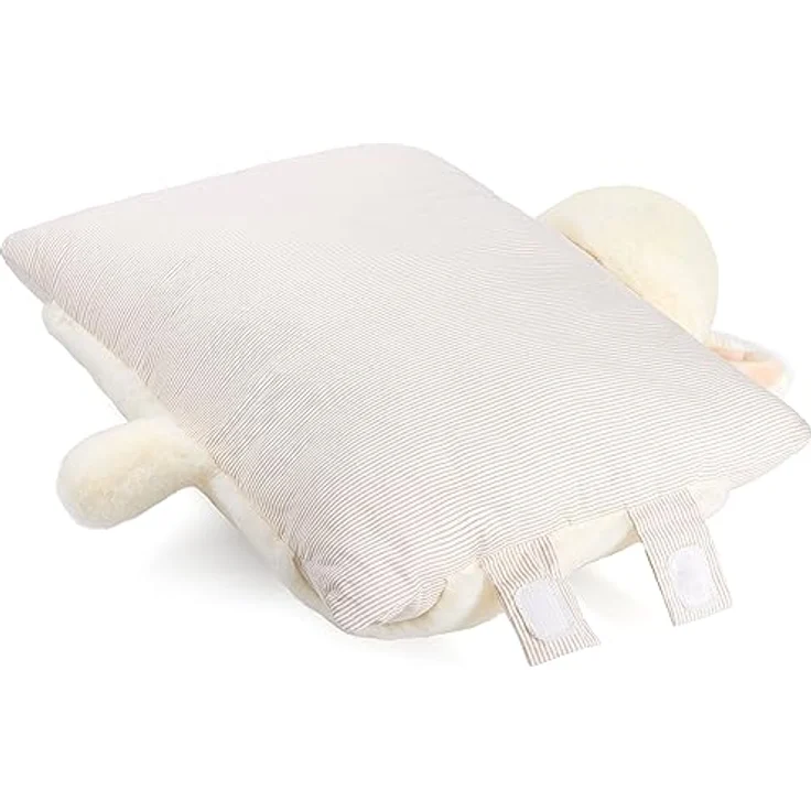 BRUBAKER Kuscheltier Kuscheltierkissen Hund - 2 in 1 Plüschtier und Kuschelkissen (40 x 30 cm, Tierkissen Hundekissen Stofftier), Kuschelhund - aufklappbares Plüschkissen mit Klettverschluss, Braun – Bild 4