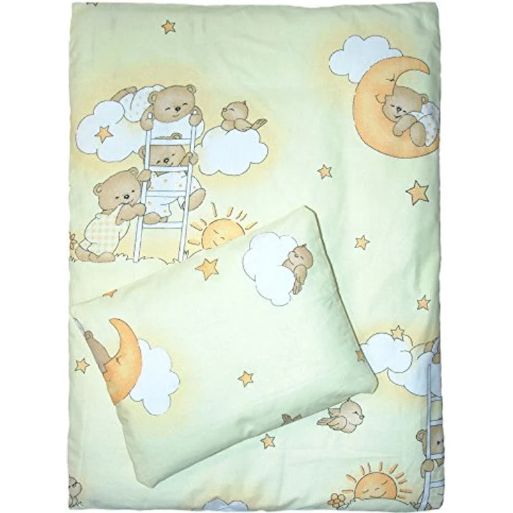 4 teiliges Kinderwagenset Decke Kissen Bezüge D05 – Bild 3
