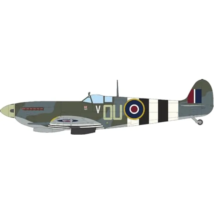 Eduard Modellbau Flugzeug Spitfire MK.ixc Late - Weekend Edition 84199| 1:48, WWII Flugzeugmodell im Maßstab 1:48