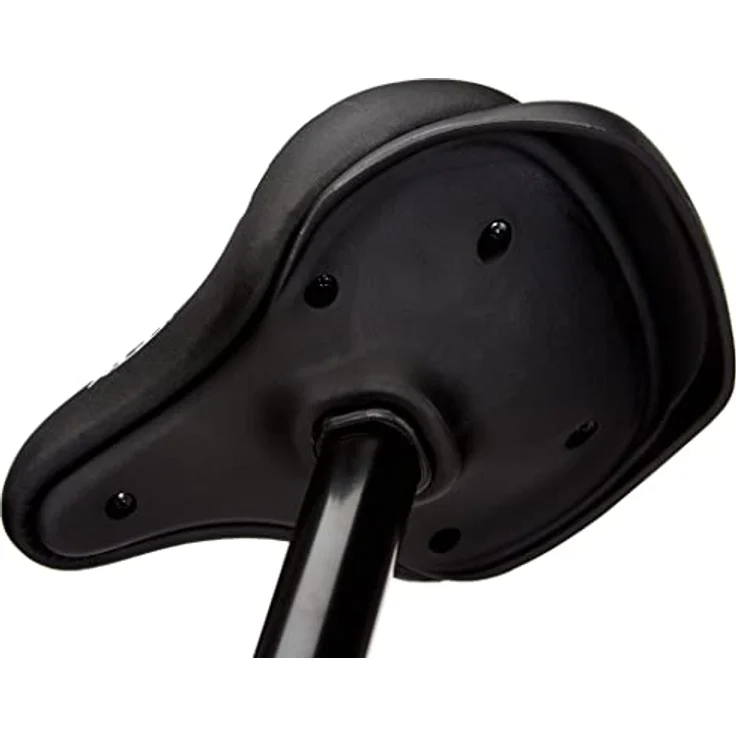 XLC SA-C03 Unisex Jugend Kinder-Sattel, grau, Satteldecke aus Vinyl, Stahlgestell, inkl. Stütze 25,4 mm – Bild 3