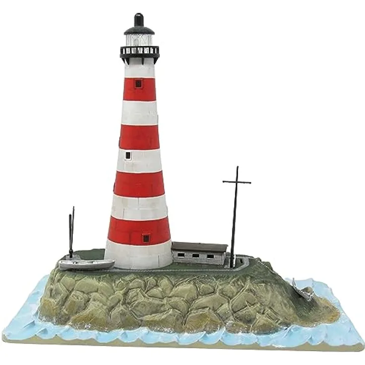 Atlantis 1/160 Leuchtturm mit Diorama-Basis, Maßstabsgetreuer Modellbausatz