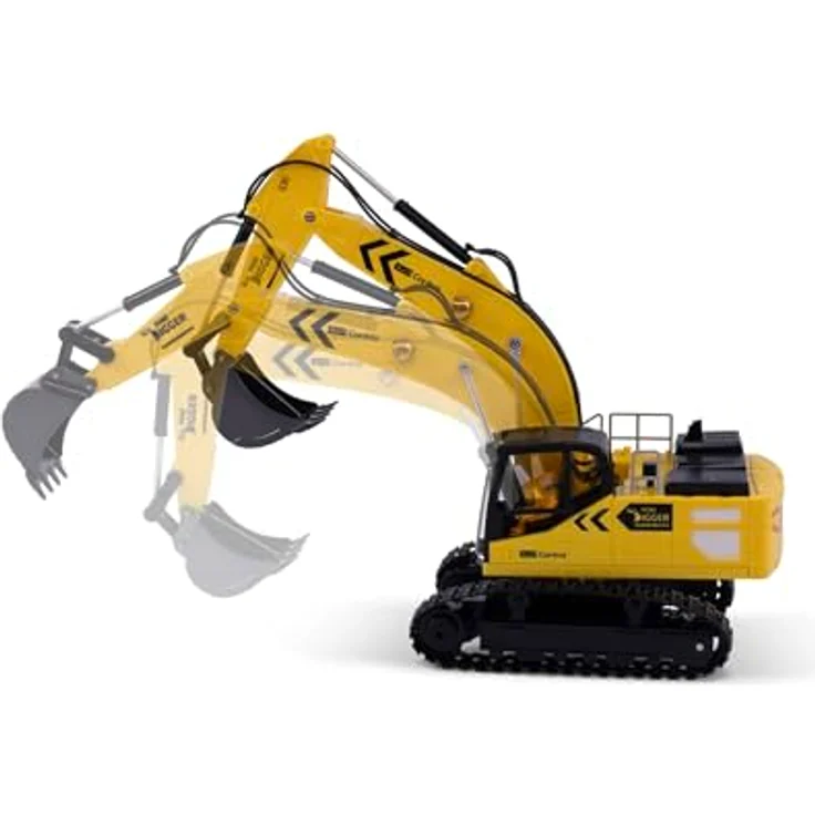 Revell Control RC Construction Vehicle Mini Digger I Maßstab 1:18 I 2.4 GHz Fernsteuerung I Robuste Metallkomponenten I Li-Ion Akku – Bild 2