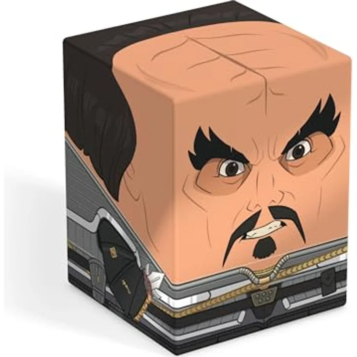 Ultimate Guard Squaroes Squaroe Star Trek: The Original Series ST017 - Klingon, Deckbox für bis zu 100 doppelhüllige Sammelkarten, offizielles Lizenzprodukt – Bild 1