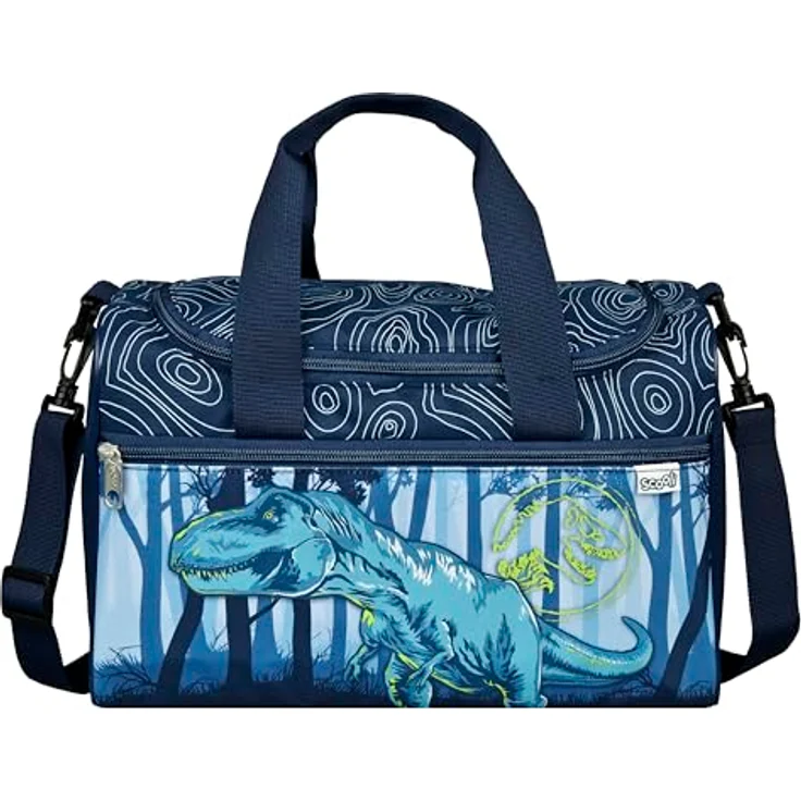 Scooli Sporttasche 35 cm, grau, 100% Polyester, ideal für Kinder – Bild 1