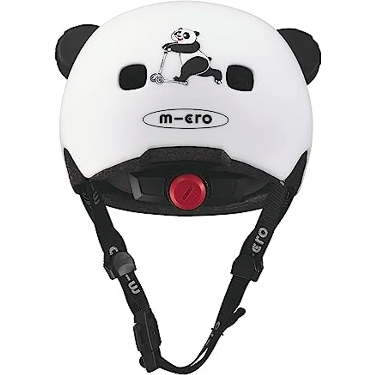 MICRO Kinderhelm | Das ORIGINAL | Panda 3D | Fahrrad- und Rollerhelm für Kinder (Größe M: 52-56 cm) – Bild 3