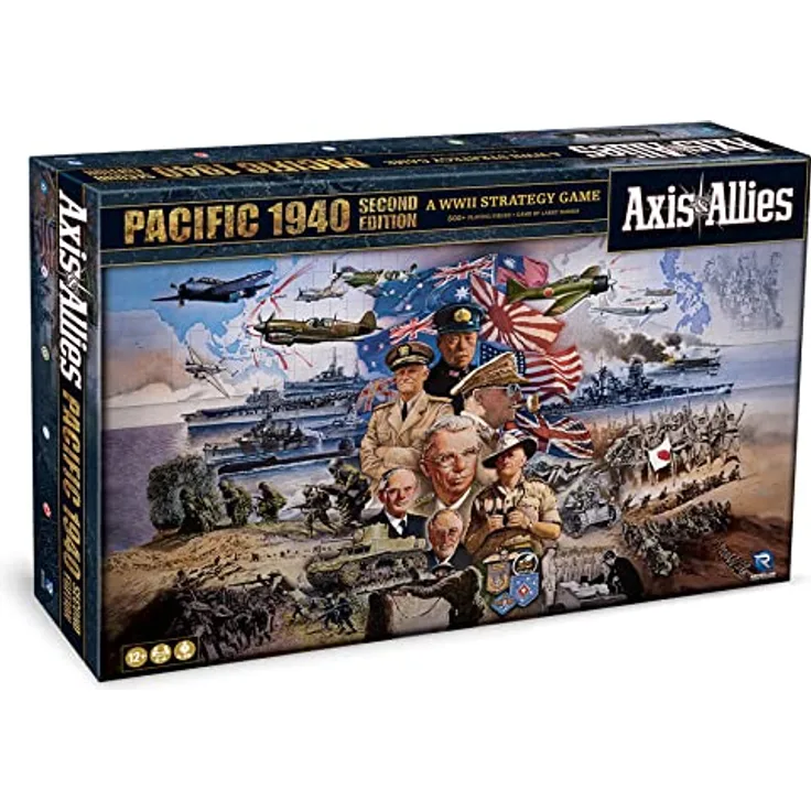 Renegade Game Studios Axis & Allies 1940 Pacific Second Edition, Brettspiel mit 500 Miniaturen und großem Spielbrett (89 cm x 81 cm), ENG Edition