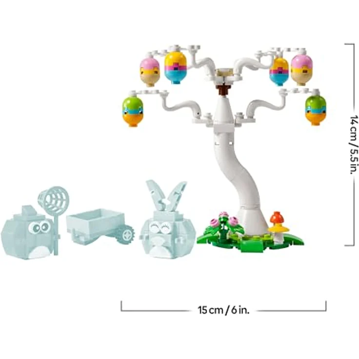 LEGO 70808 Osterhase und Ostereisuche Bausatz, mit 140 Teilen, Mehrfarbig, kreatives Konstruktionsspielzeug für Kinder ab 8 Jahren – Bild 10