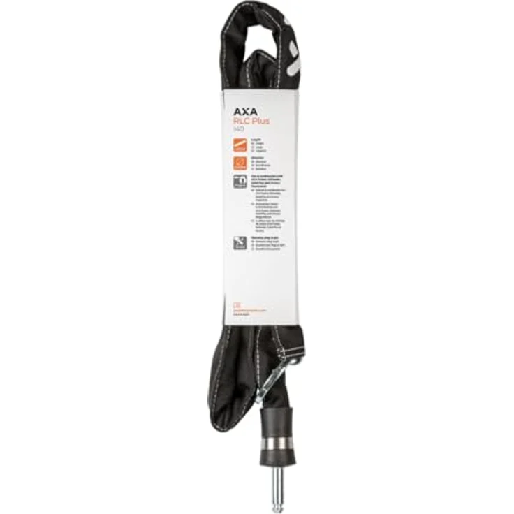 Axa Einsteckkette RLC+ 140/5,5 schwarz 140 cm 5,5 mm Kettenstärke – Bild 4