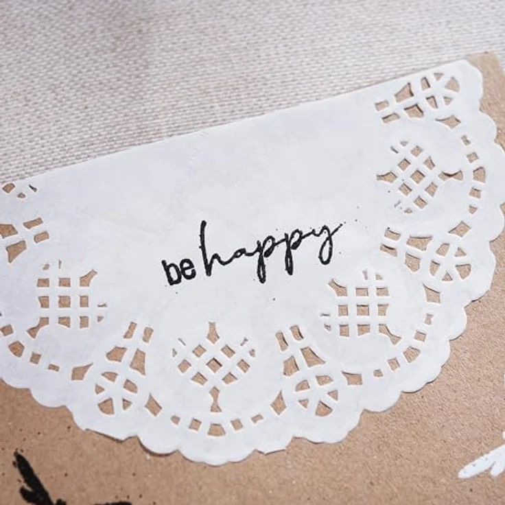 VBS Silikonstempel Be Happy 23 Stück durchsichtig Motivgröße 1,5-10,5cm Kartengestaltung Geschenkverpackung Aufkleber kleben – Bild 3