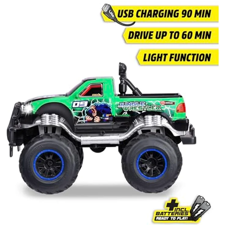 Dickie RC Jungle Wrestler Ford F150, RTR 201106016, Ferngesteuertes Auto – Bild 3