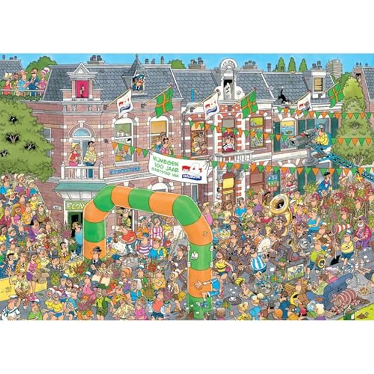 Jumbo Jumbo Puzzle Jan Van Haasteren Nijmegen 4Daagse, 1000 Teile, höchste Qualität – Bild 2