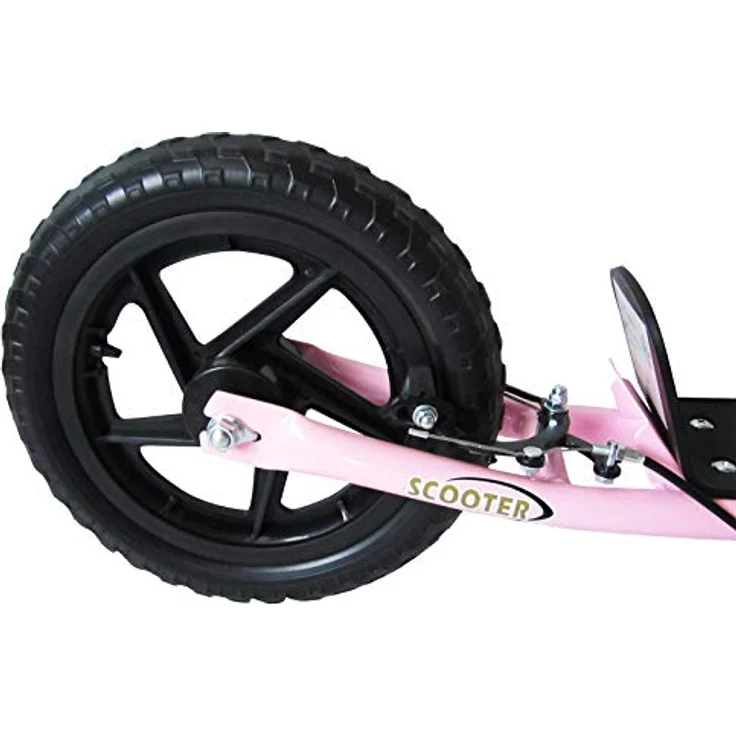 Kinderroller Anti-Rutsch Trittfläche, Metallfahrradständer zum Parken, (Farbe: pink) – Bild 9