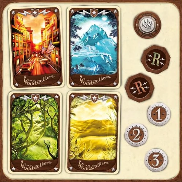 Magellan Woodwalkers - The Duel, Strategiespiel für 2 Spieler, Kampf und Überleben im Gelände – Bild 4