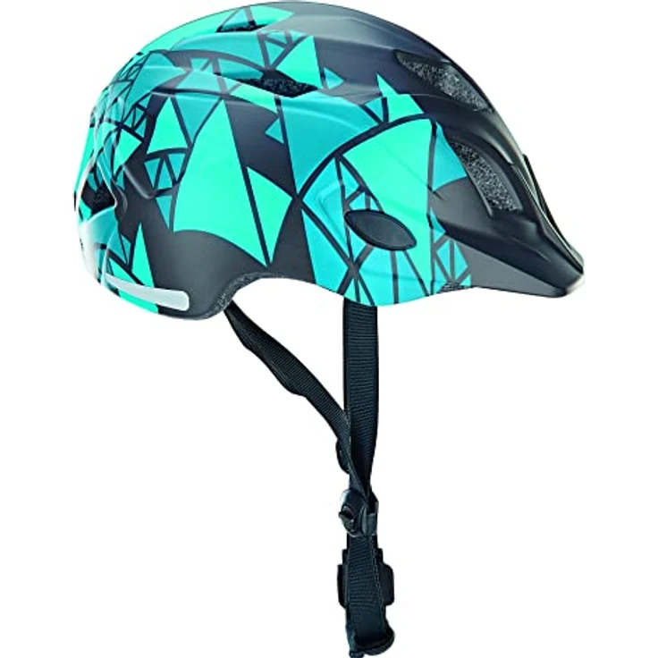 Prophete Kinder- und Jugend-Fahrradhelm 52-56 cm, Verstellbar mit LED-Licht, Robuster Inmold-Helm, TÜV/GS geprüft, Blau – Bild 3